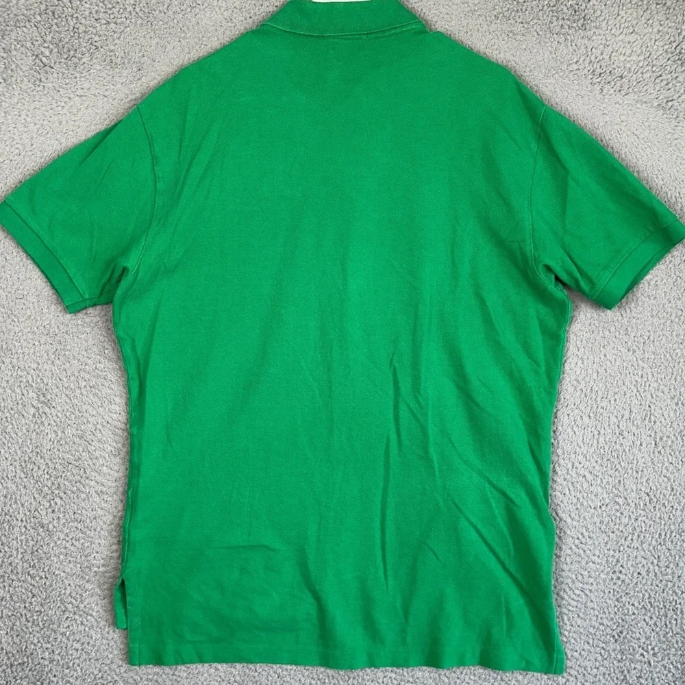 Polo Ralph Lauren Polo Shirt Mens Large Green Classic Fit Casual Pony Logo Rugby